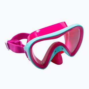 Mares Turtle aqua/pink Kinder-Schnorchelmaske