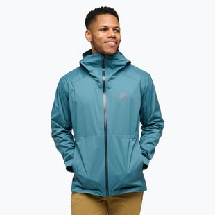 Herren Black Diamond Fineline Stretch Shell creek blue Regenjacke
