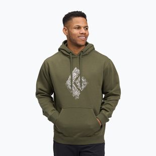 Herren Black Diamond Engineered Diamond Po Hoody tundra Sweatshirt