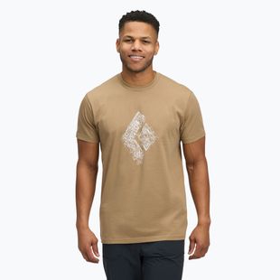 Herren Black Diamond Engineered T-shirt SS Tee mushroom