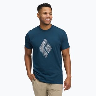 Herren Black Diamond Engineered T-shirt SS Tee indigo