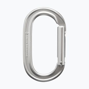 Schwarzer Dimaond Oval Keylock Karabiner poliert