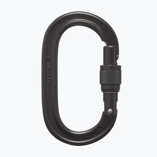 Karabiner Black Diamond Oval Keylock SCRWGT black