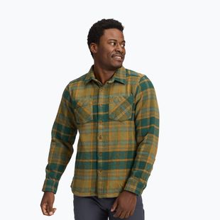 Herrenhemd Black Diamond Project Heavy Flannel deep woods/laurel green plaid