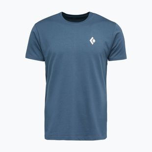 Herren T-Shirt Black Diamond Backcountry Stamps midnight blue