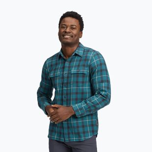 Herrenhemd Black Diamond Project Twill creek blue/charcoal