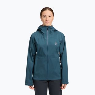 Damen-Regenjacke Black Diamond Fineline Stretch midnight blue