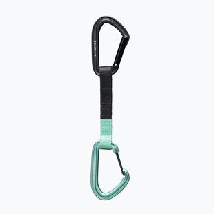 Schnellverschlusskarabiner Black Diamond Hotforge Hybrid Quickdraw 16 cm clean green