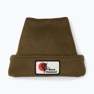Wintermütze Black Diamond Pointed Fleece Beanie dark moss