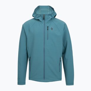 Herrenpullover Black Diamond Coefficient Storm Full Zip Hoody creek blue