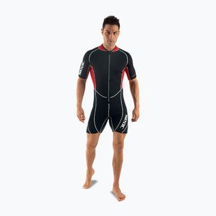 Herren Schwimm-Neoprenanzug SEAC Shorty Ciao 2,5 mm black/red