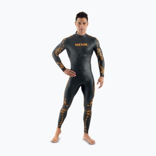 Herren SEAC Energy 2.0 mm schwarz/gelb Swim Foam