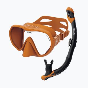 Schnorchelset SEAC X-Frame Combo orange