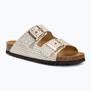 Slides Schlappen  Damen Scholl Noelle Raf Te white