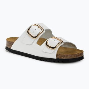 Slides Schlappen  Damen Scholl Noelle Patlea white