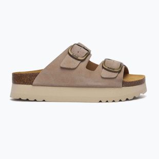 Scholl Lucie Suede dunkelbeige Damen Flip-Flops