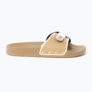 Slides Schlappen  Damen Scholl Pescura Moon Pu Sp Beige
