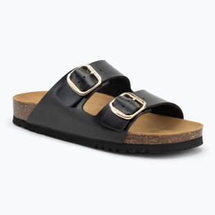 Damen-Flip-Flops Scholl Josephine Laminiert schwarz