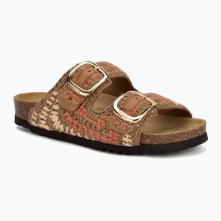 Scholl Noelle Crochet bude/hellbraun/cognac Damen-Flip-Flops