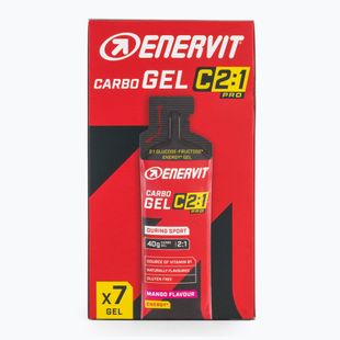 Set Energiegels Enervit Carbo Gel C2:1Pro 7 pcs x 60 ml mango