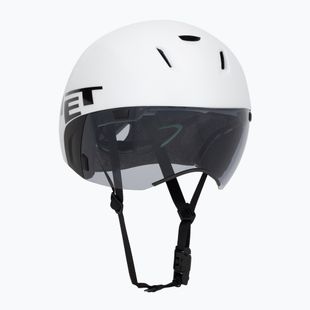 Fahrradhelm MET Codatronica white/silver matte glossy