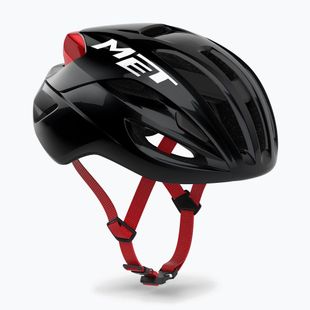 Fahrradhelm MET Rivale II Mips black/red glossy