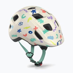 Kinder-Fahrradhelm MET Hooray icons matt