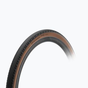 Fahrradreifen Pirelli Cinturato Gravel Hard TLR Classic 700 x 45C black/brown