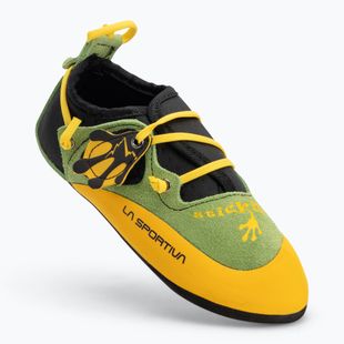 Kletterschuhe Kinder La Sportiva Stickit lime/ yellow