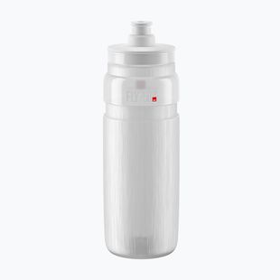 Fahrrad Wasserflasche Elite FLY Tex 750 ml clear/grey logo