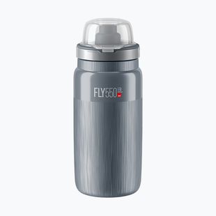 Fahrrad Wasserflasche Elite FLY Tex MTB 550 ml grey/grey logo