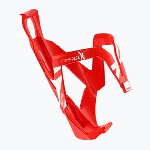 Elite Custom Race X rot/glänzend weißer Bidonkorb