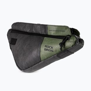 Rahmentasche fürs Fahrrad Rockbros 30180033001 Eco-Friendly 2in1Bike Frame Bag with Shoulder Strap black/green