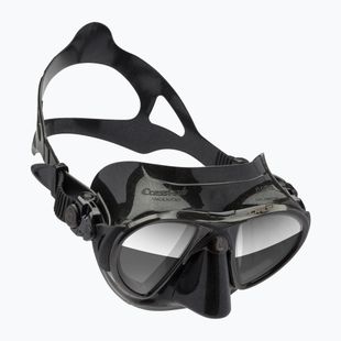 Cressi Nano Tauchmaske schwarz/schwarz/silber