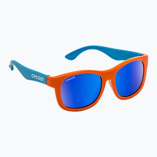 Cressi Teddy Wellen/verspiegelte blaue Kindersonnenbrille