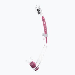 Cressi Itaca Ultra Dry Schnorchel klar/rosa