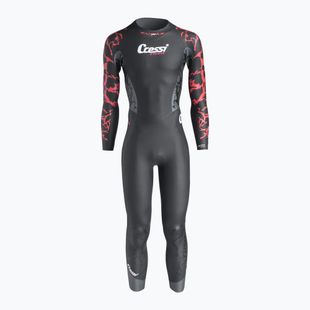 Cressi Kuwae 2/3/4 mm Herren Neoprenanzug schwarz/rot