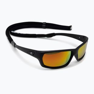 Cressi Bill schwarz/orange verspiegelte Sonnenbrille