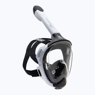 Vollgesichts-Schnorchelmaske Cressi Java Full Face white/black