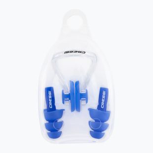 Cressi Aqua Kit Ohrstöpsel + Nasenklammer blau