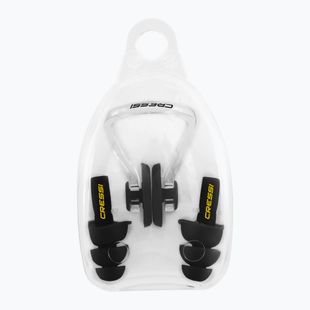 Cressi Aqua Kit Ohrstöpsel + Nasenklammer schwarz