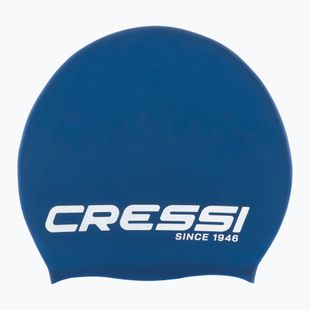 Cressi Loira Long Hair Badekappe blau/weiß