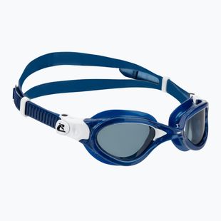 Schwimmbrille Cressi Flash blue metal/white smoked