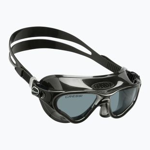 Schwimmmaske Cressi Cobra black/black/white