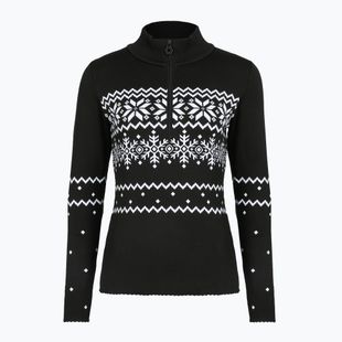 Thermoaktiver Sweatshirt Hoodie Damen Newland Groenlandia Half Zip black/white