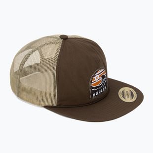 Herren Hurley Mavericks Trucker Samt braun Baseballkappe