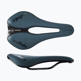 Fahrradsattel Selle Italia Novus Boost Evo Gravel TM Superflow, Manganese Rail, Soft-Trek blue