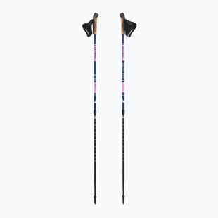 Nordic-Walking-Stöcke GABEL Strech Carbon purple