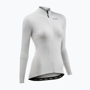Damen Radfahren Trikot Northwave Fahrenheit Jersey W hellgrau