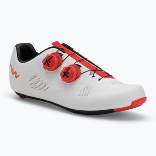 Northwave Revolution Herren Rennradschuhe weiß/rot fluo